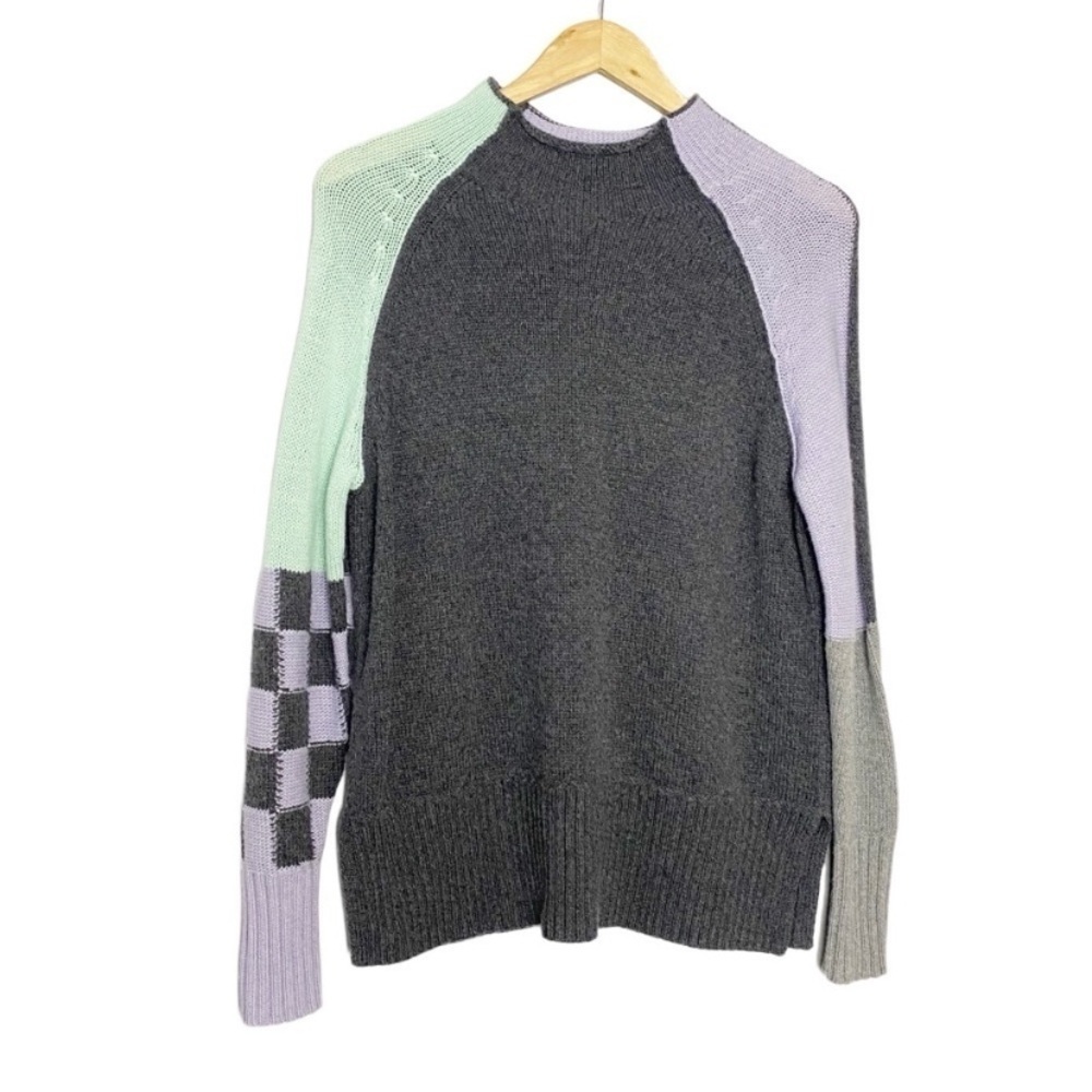 Zaket & Plover Color Block Check Sweater - image 2
